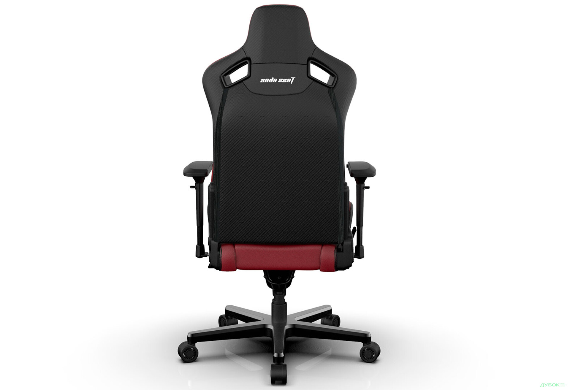 Фото 5 - Компьютерное кресло Anda Seat Kaiser 2 61x57x143 см игровое, черно-бордовое