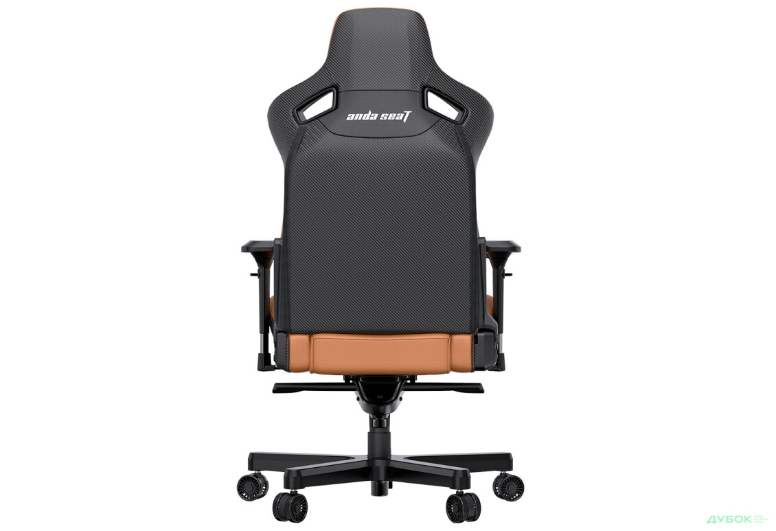 Фото 6 - Компьютерное кресло Anda Seat Kaiser 2 61x57x143 см игровое, коричневое