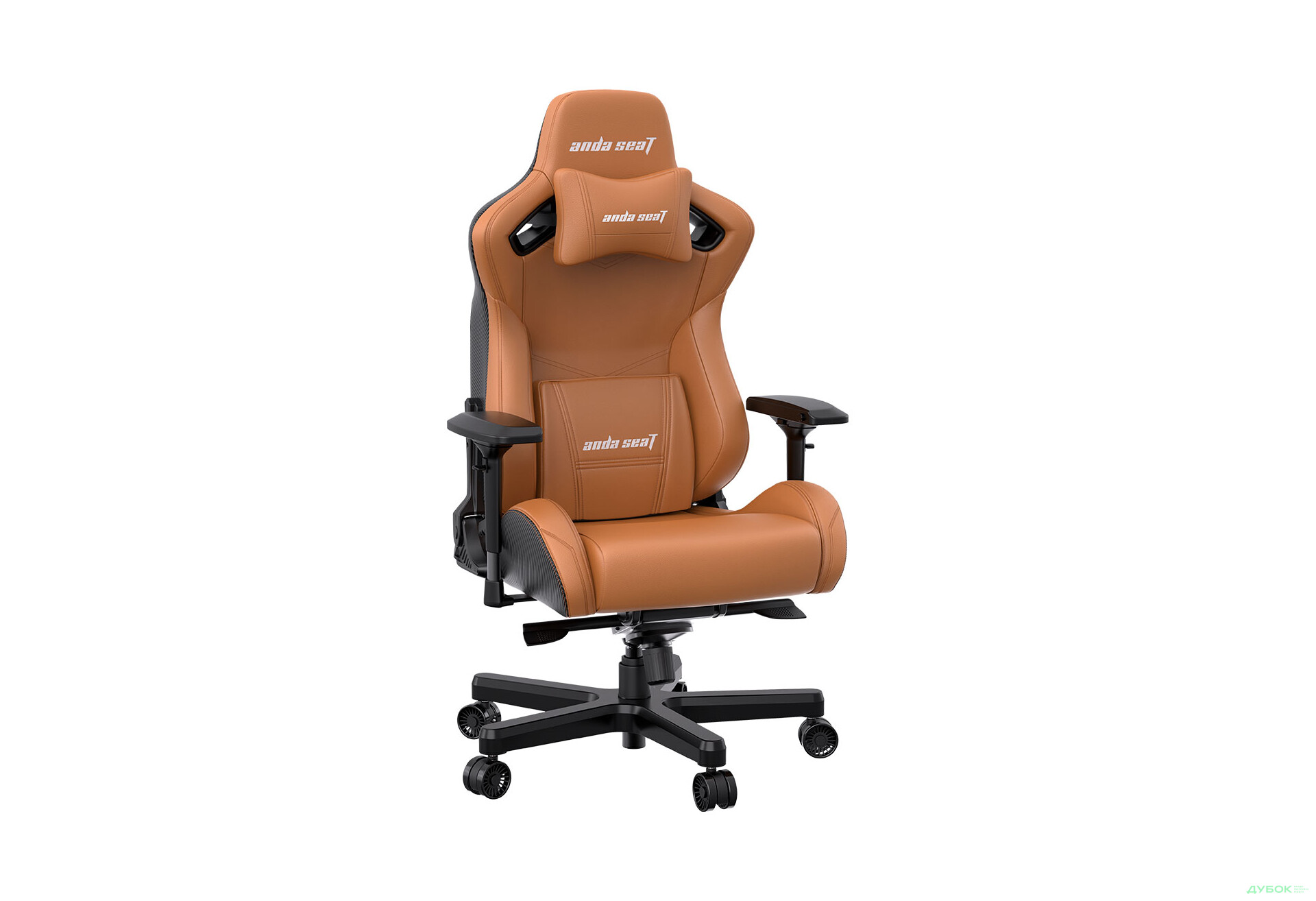Изображение 4 - Компьютерное кресло Anda Seat Kaiser 2 61x57x143 см игровое, коричневое