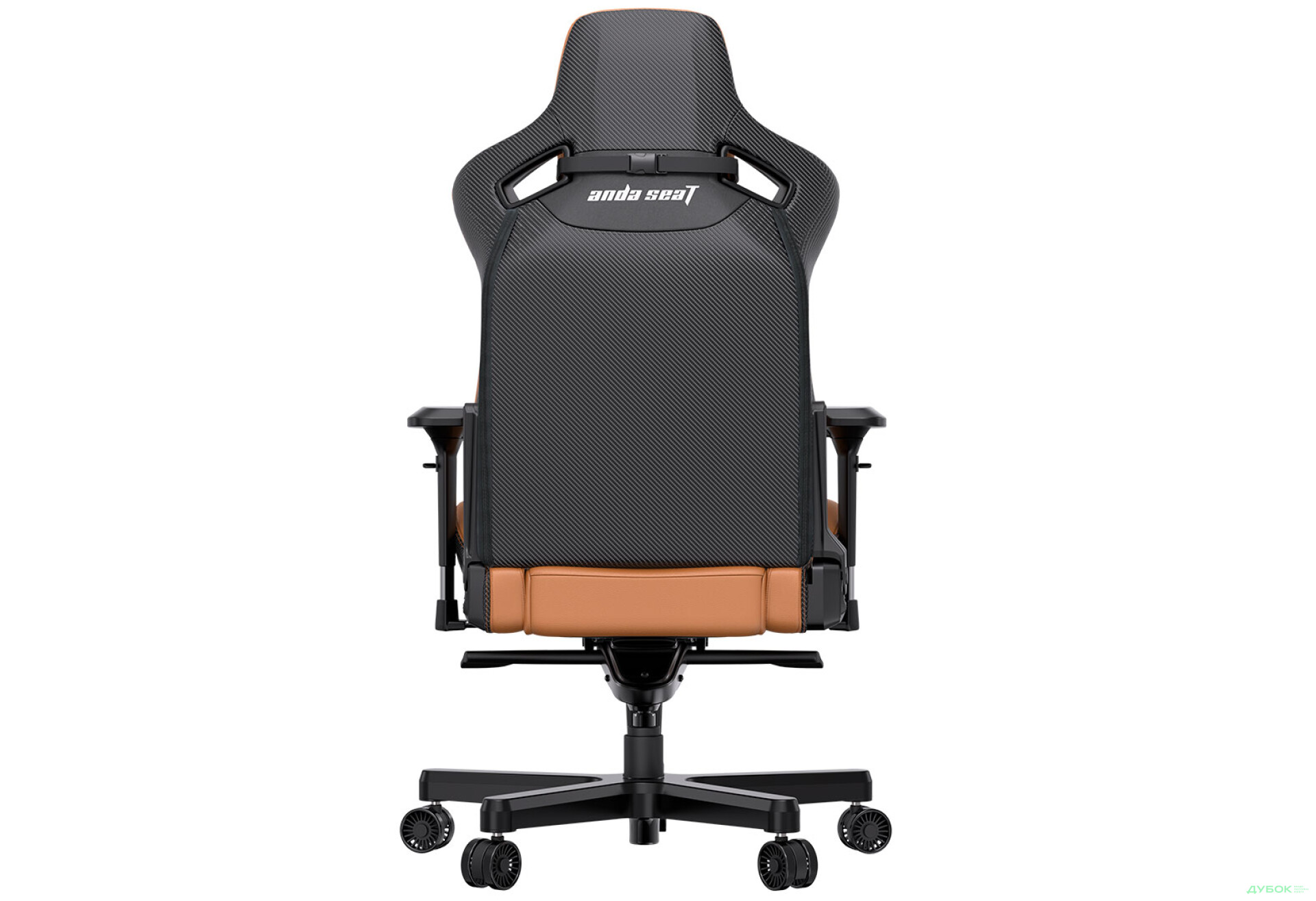 Фото 5 - Комп'ютерне крісло Anda Seat Kaiser 2 61x57x143 см ігрове, коричневе
