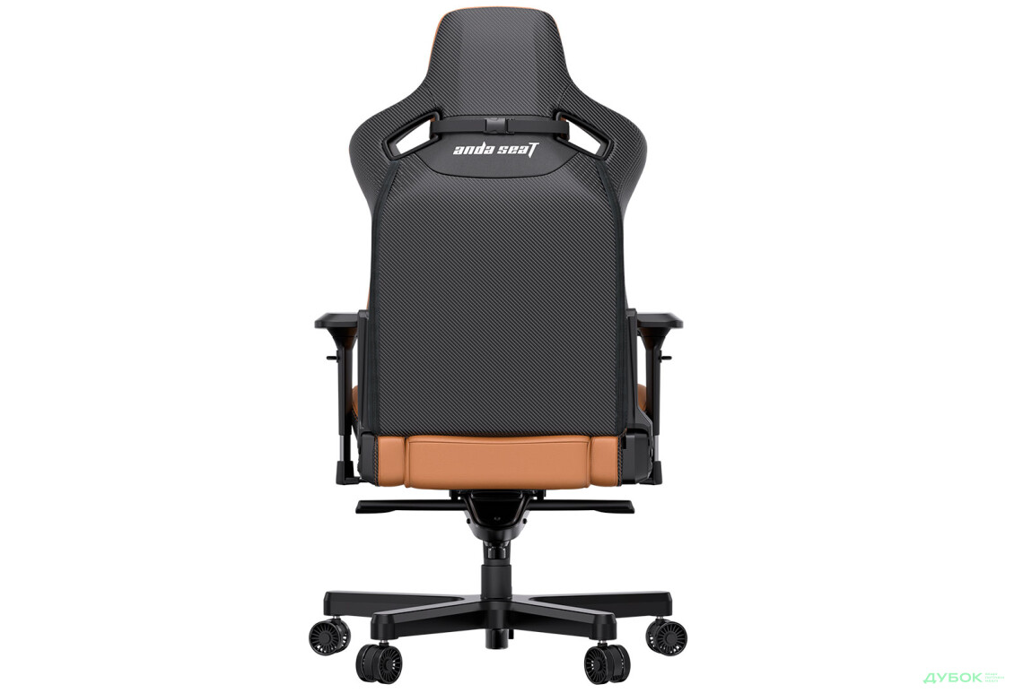 Фото 5 - Комп'ютерне крісло Anda Seat Kaiser 2 61x57x143 см ігрове, коричневе
