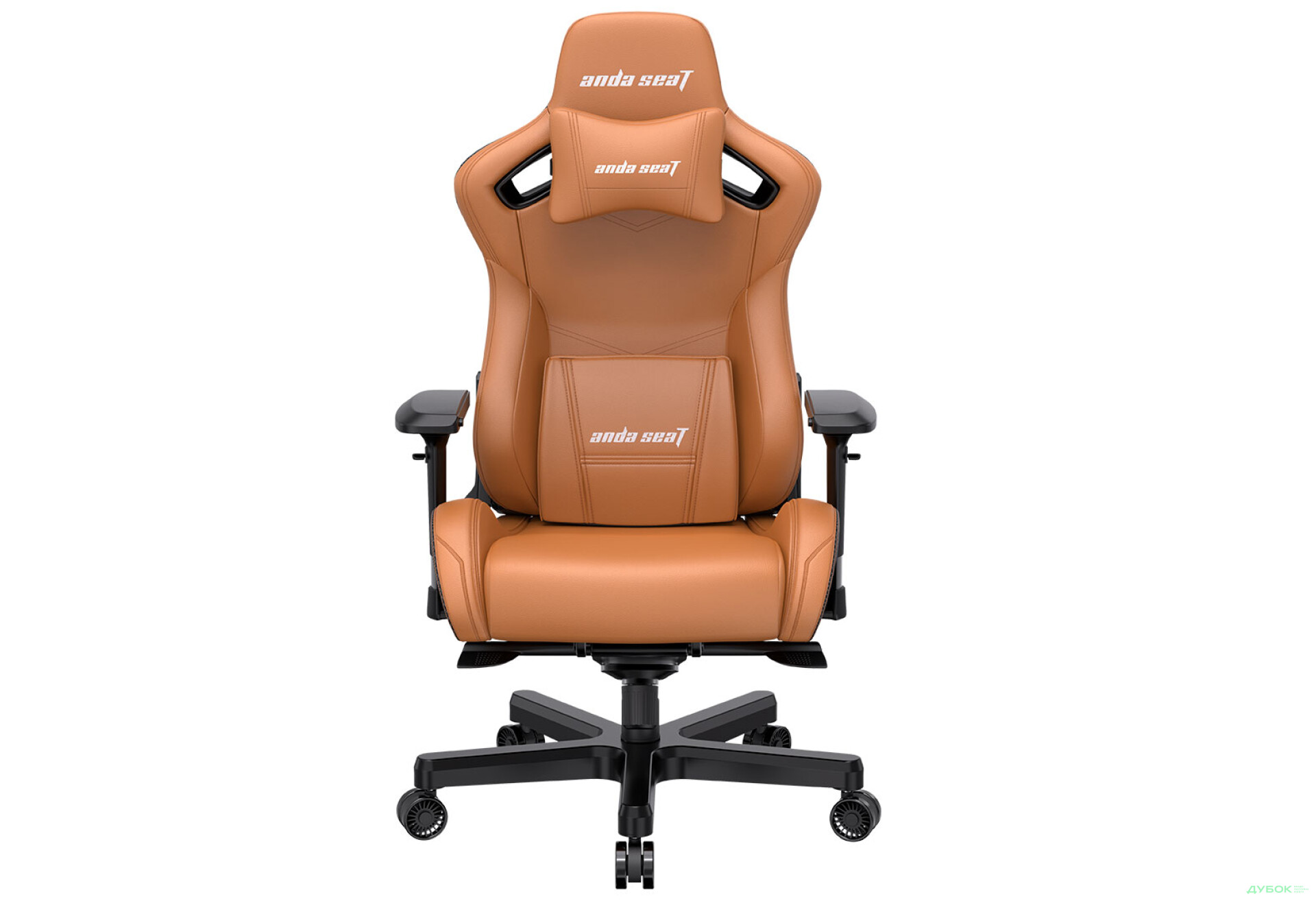 Фото 1 - Комп'ютерне крісло Anda Seat Kaiser 2 61x57x143 см ігрове, коричневе
