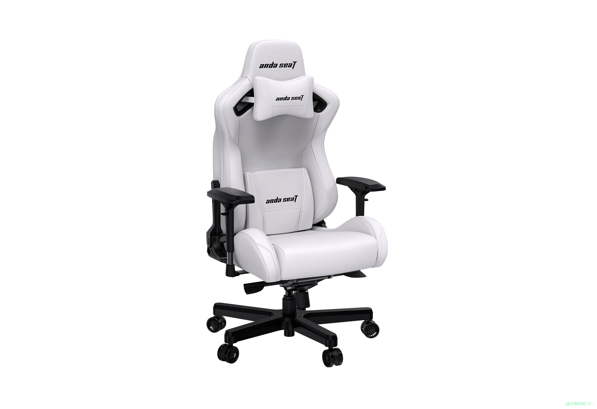 Зображення 3 - Комп'ютерне крісло Anda Seat Kaiser 2 61x57x143 см ігрове, біле