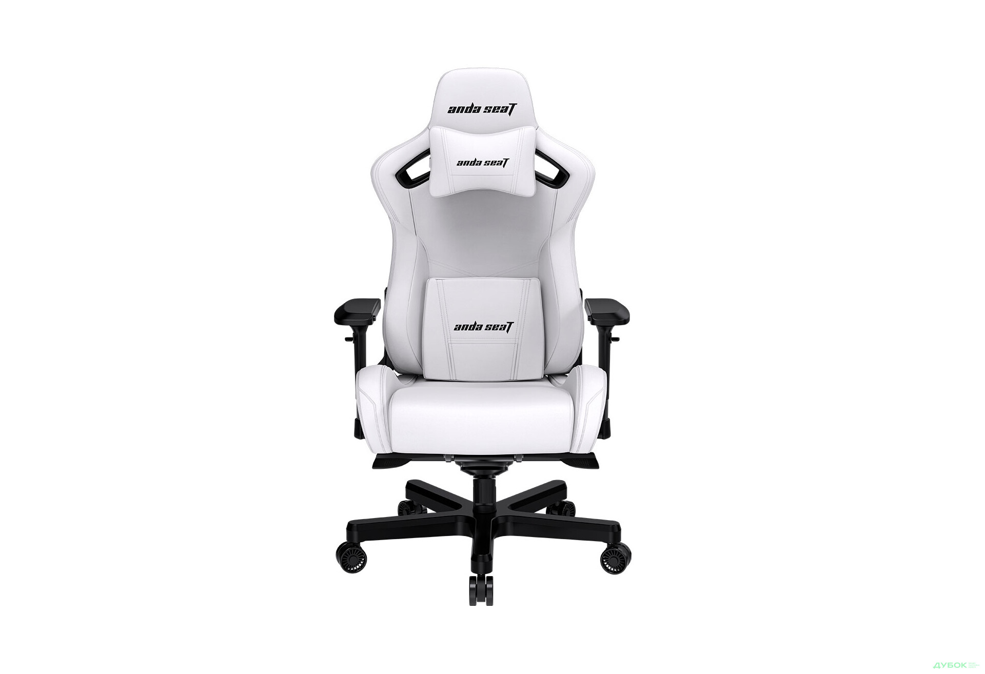 Зображення 1 - Комп'ютерне крісло Anda Seat Kaiser 2 61x57x143 см ігрове, біле