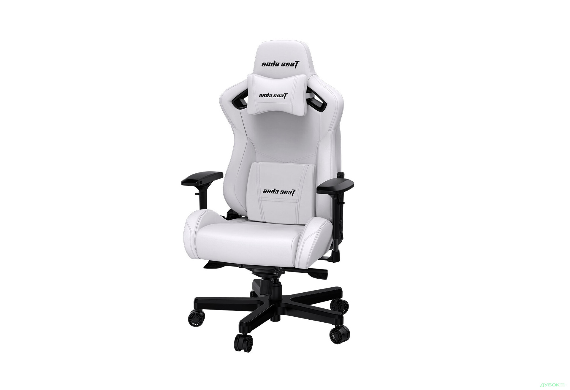 Зображення 4 - Комп'ютерне крісло Anda Seat Kaiser 2 61x57x143 см ігрове, біле