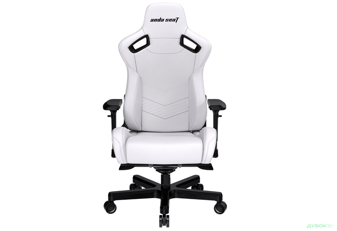 Фото 2 - Комп'ютерне крісло Anda Seat Kaiser 2 61x57x143 см ігрове, біле