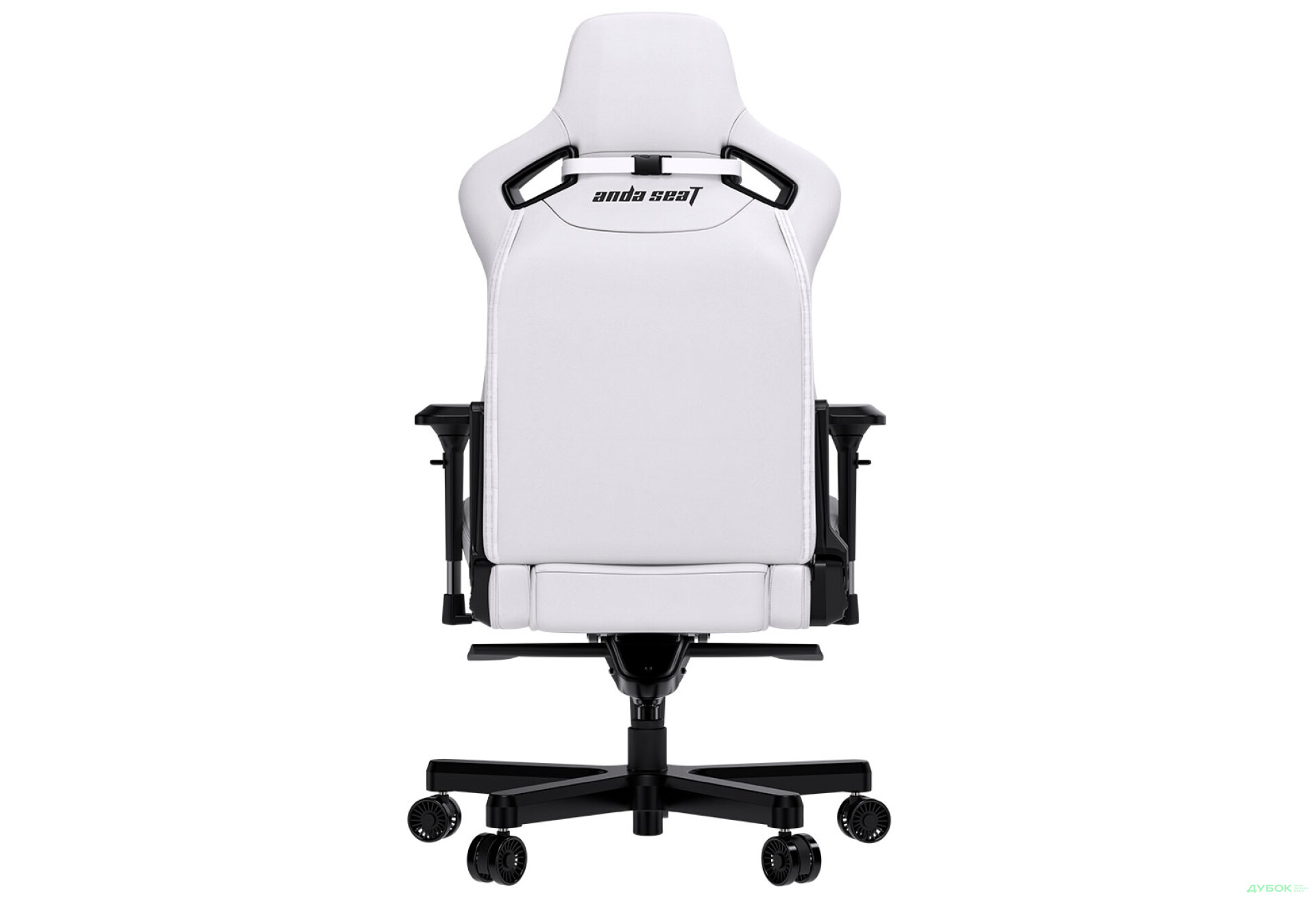 Фото 5 - Комп'ютерне крісло Anda Seat Kaiser 2 61x57x143 см ігрове, біле