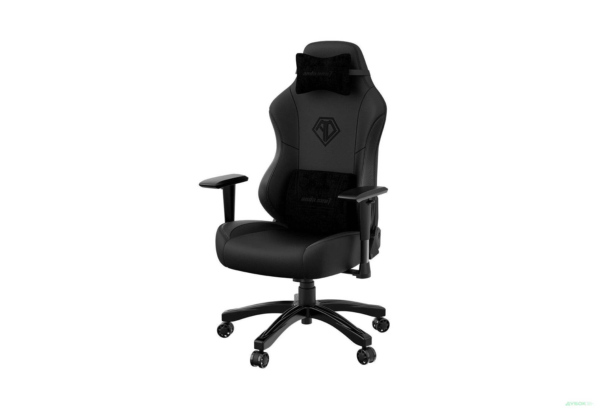 Зображення 5 - Комп'ютерне крісло Anda Seat Phantom 3 70x55x134 см ігрове, чорне