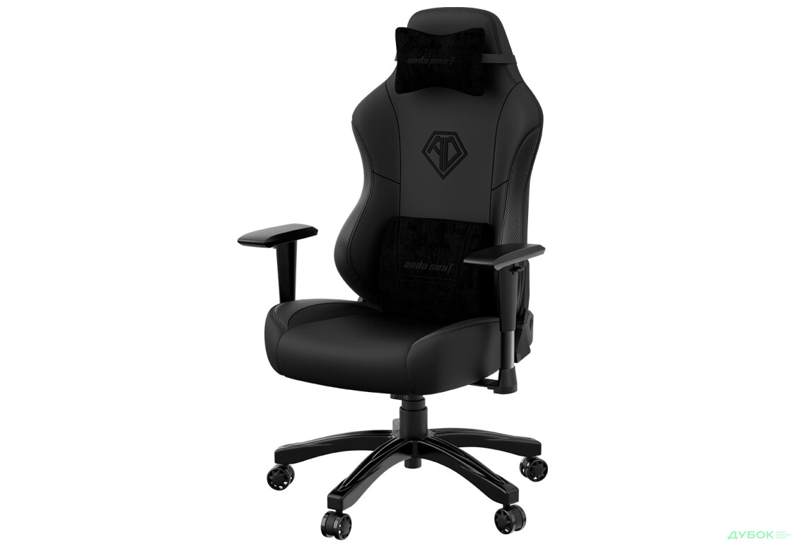 Зображення 5 - Комп'ютерне крісло Anda Seat Phantom 3 70x55x134 см ігрове, чорне