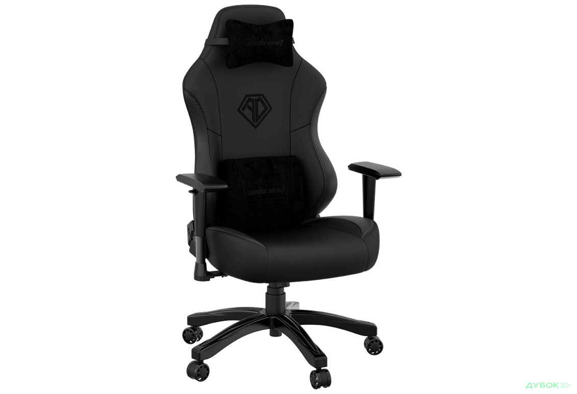 Зображення 4 - Комп'ютерне крісло Anda Seat Phantom 3 70x55x134 см ігрове, чорне