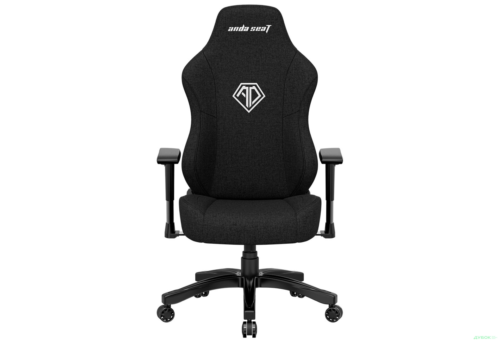 Фото 2 - Комп'ютерне крісло Anda Seat Phantom 3 Fabric 70x55x134 см ігрове, чорне