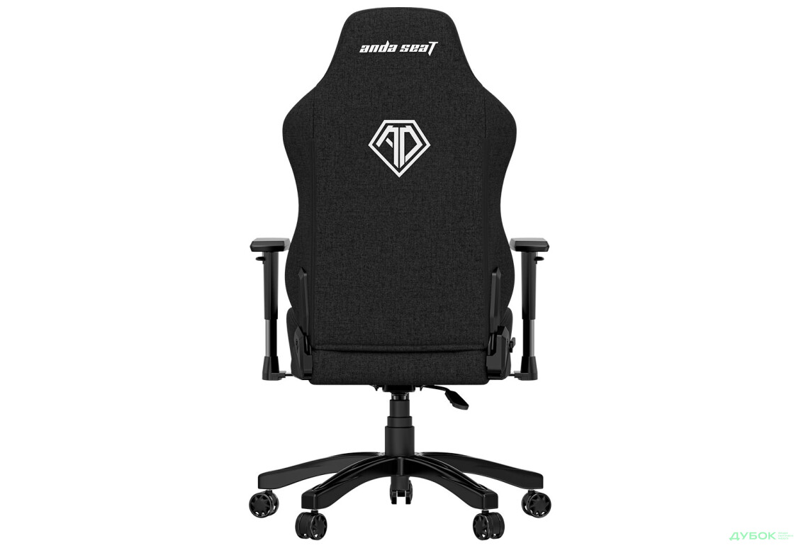 Фото 3 - Комп'ютерне крісло Anda Seat Phantom 3 Fabric 70x55x134 см ігрове, чорне