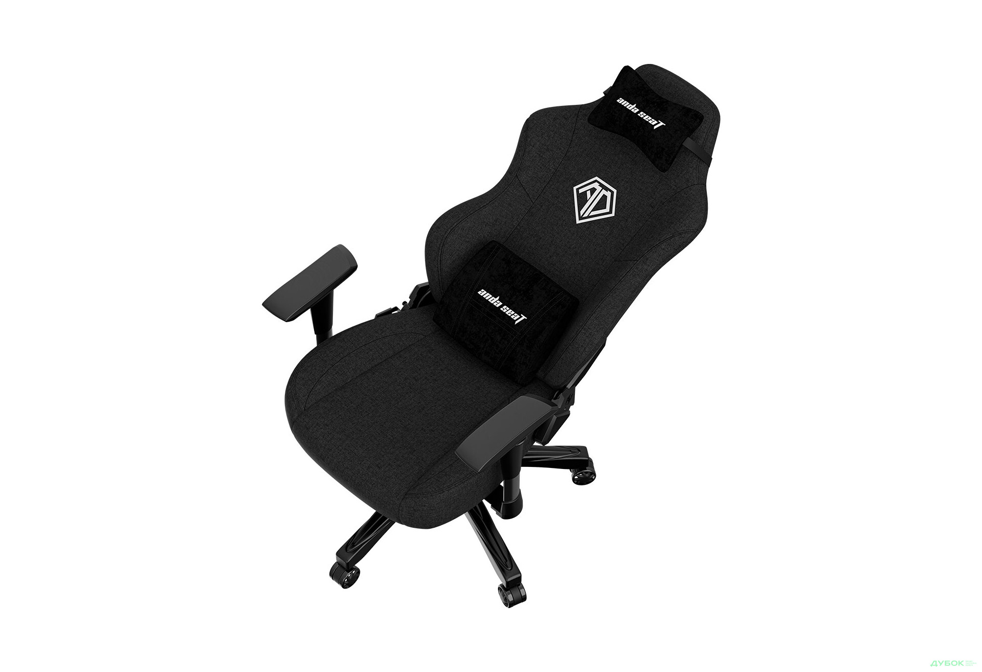 Изображение 8 - Компьютерное кресло Anda Seat Phantom 3 Fabric 70x55x134 см игровое, черное