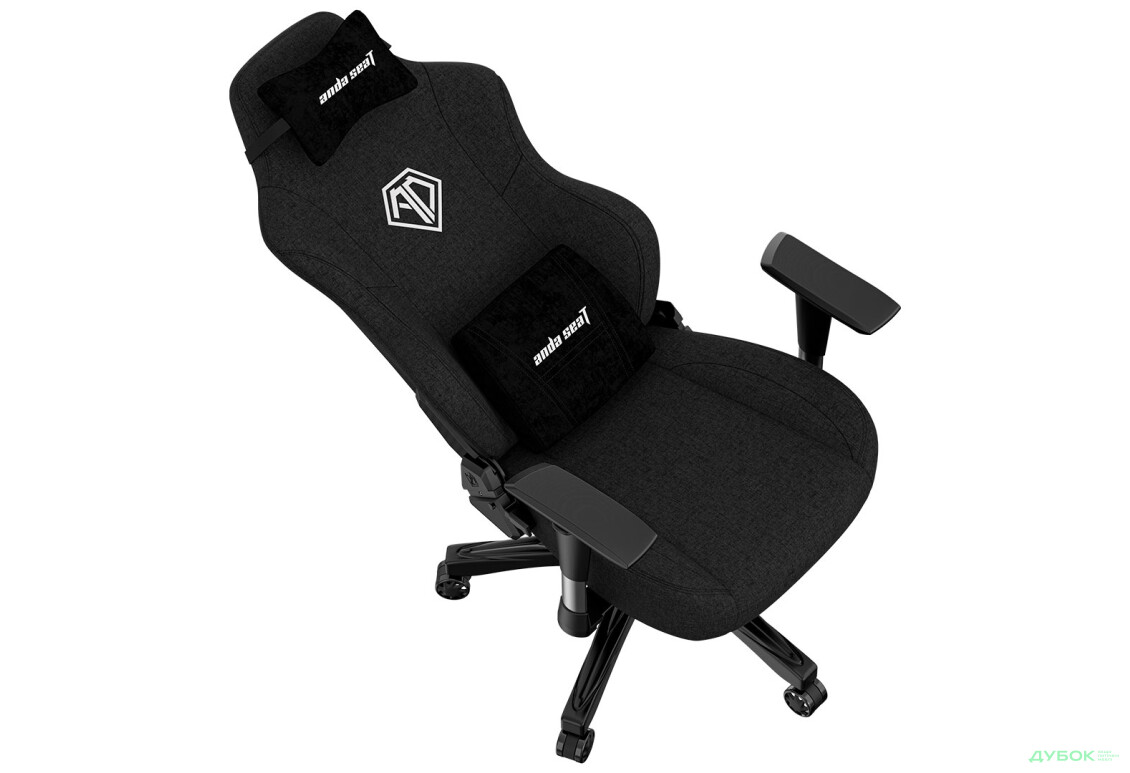 Изображение 7 - Компьютерное кресло Anda Seat Phantom 3 Fabric 70x55x134 см игровое, черное