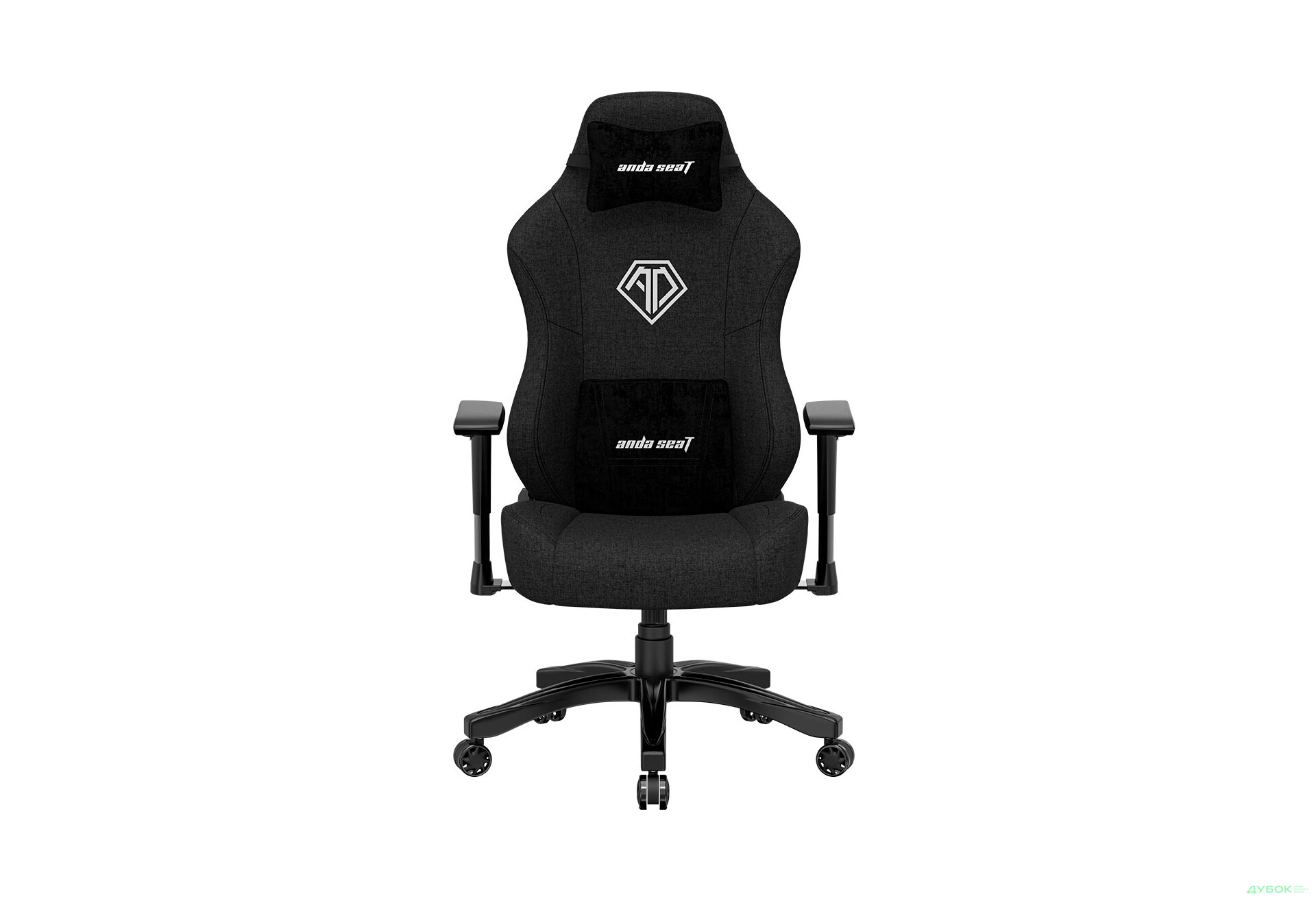 Изображение 1 - Компьютерное кресло Anda Seat Phantom 3 Fabric 70x55x134 см игровое, черное