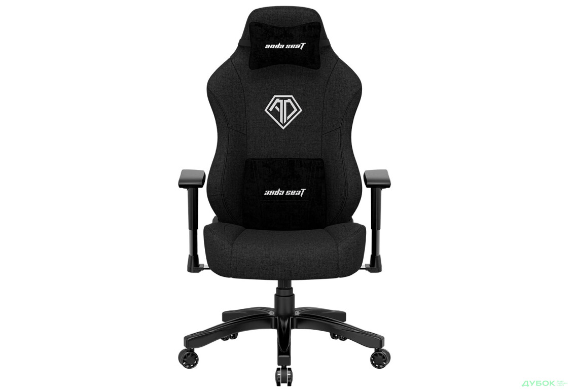 Компьютерное кресло Anda Seat Phantom 3 Fabric 70x55x134 см игровое, черное