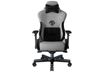 Комп'ютерне крісло Anda Seat T-Pro 2 65x54x143 см ігрове, сіро-чорне