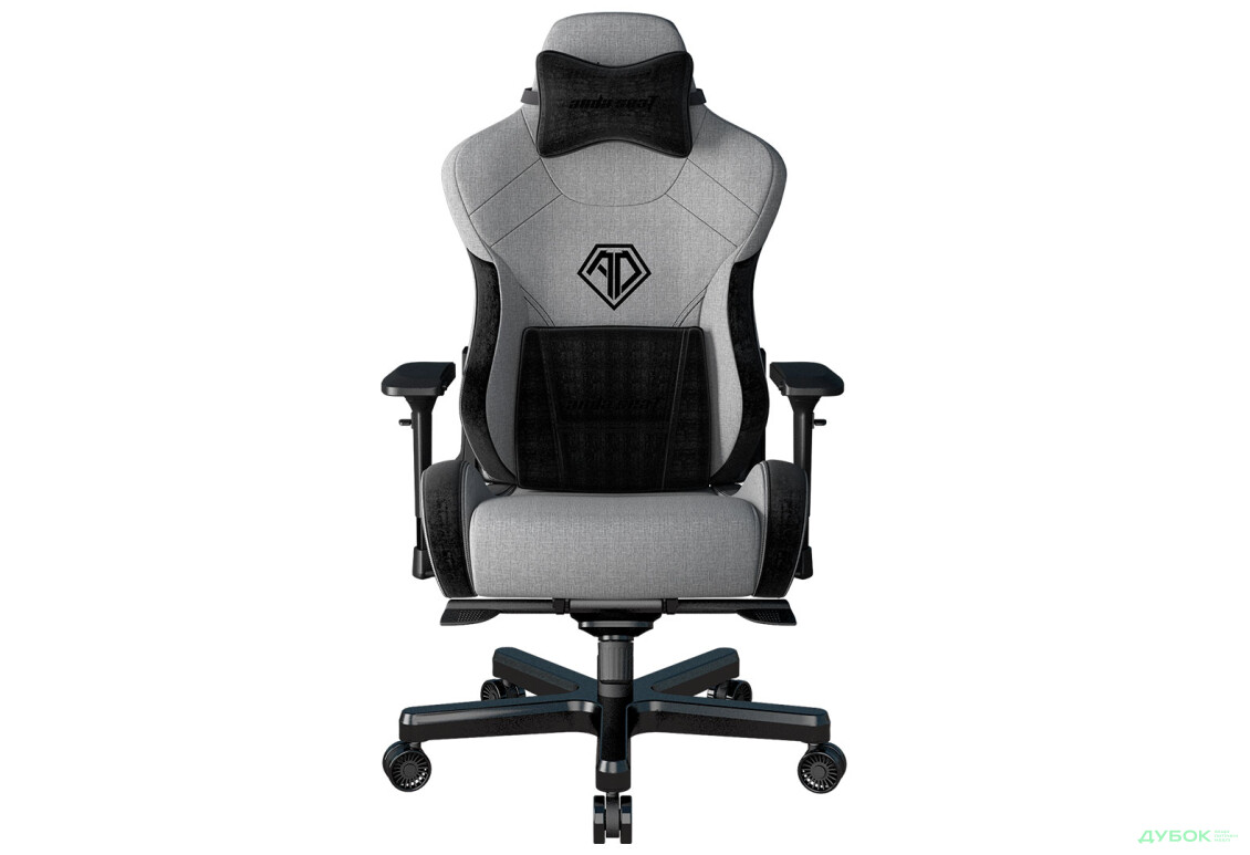 Компьютерное кресло Anda Seat T-Pro 2 65x54x143 см игровое, серо-черное