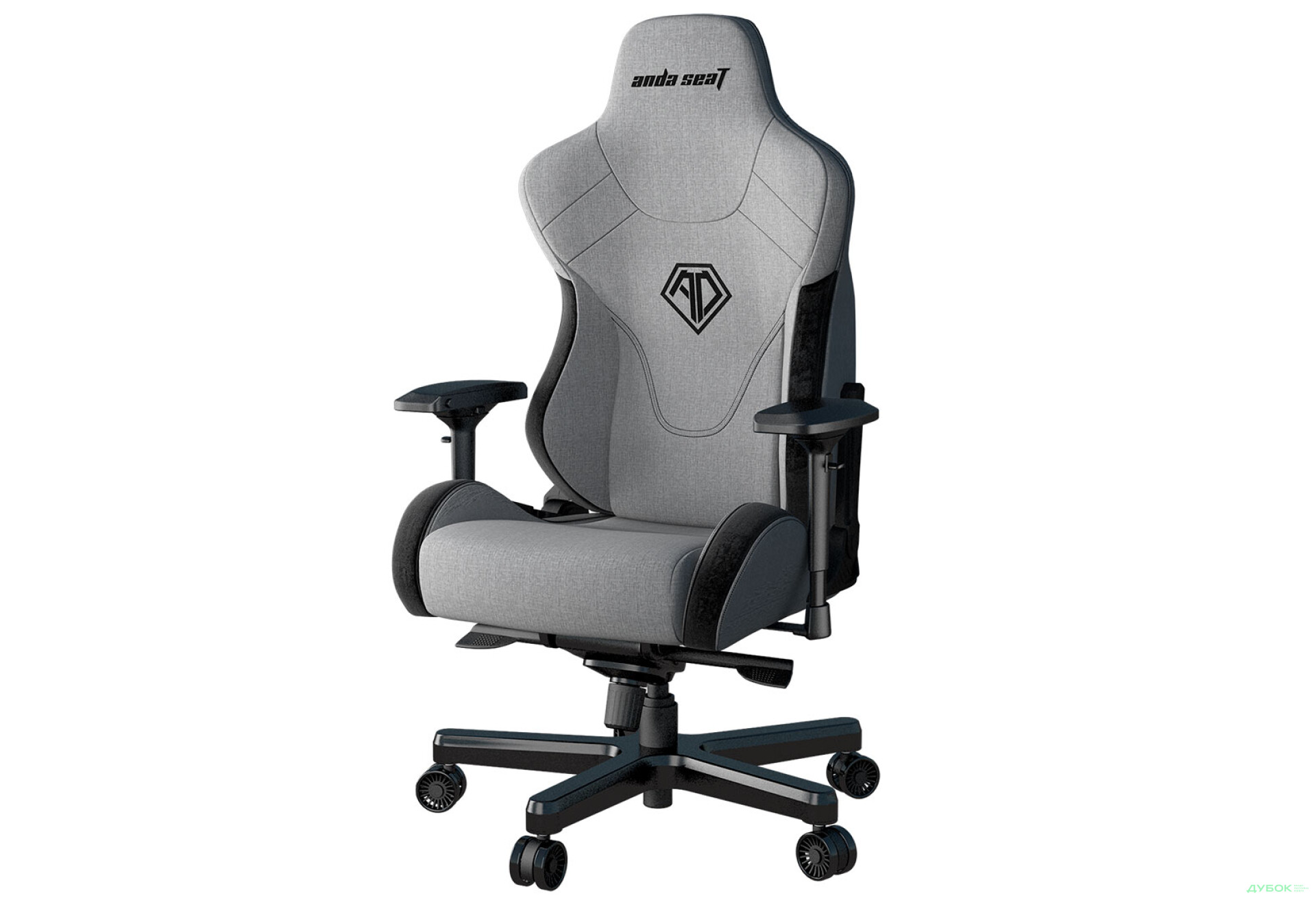 Фото 4 - Комп'ютерне крісло Anda Seat T-Pro 2 65x54x143 см ігрове, сіро-чорне