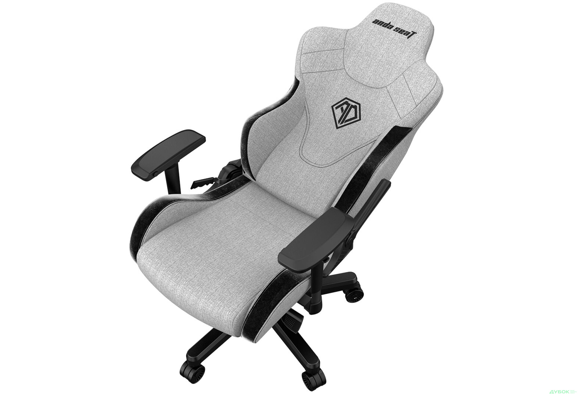 Фото 8 - Комп'ютерне крісло Anda Seat T-Pro 2 65x54x143 см ігрове, сіро-чорне
