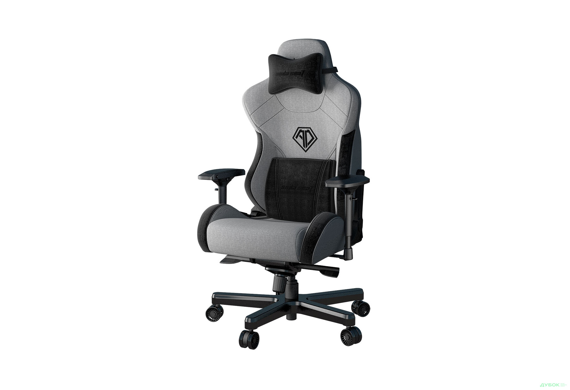 Комп'ютерне крісло Anda Seat T-Pro 2 65x54x143 см ігрове, сіро-чорне - Зображення 3 Зображення 3 - Комп'ютерне крісло Anda Seat T-Pro 2 65x54x143 см ігрове, сіро-чорне