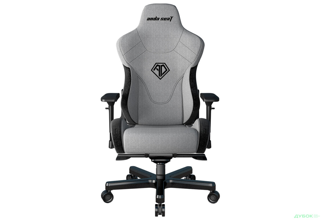 Фото 2 - Комп'ютерне крісло Anda Seat T-Pro 2 65x54x143 см ігрове, сіро-чорне
