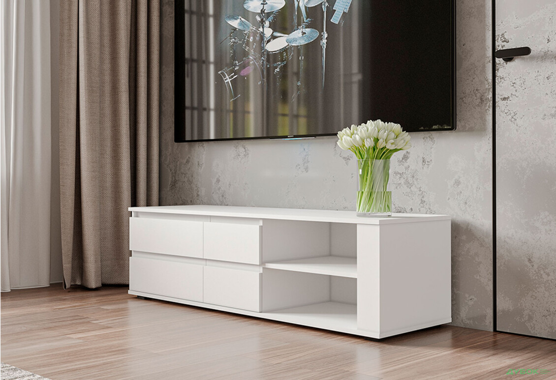 Тумба под ТВ Moreli Лиза (Т205) с 2 дверцами и полками 150 см - Изображение 2 Изображение 2 - Тумба под ТВ Moreli Лиза (Т205) с 2 дверцами и полками 150 см