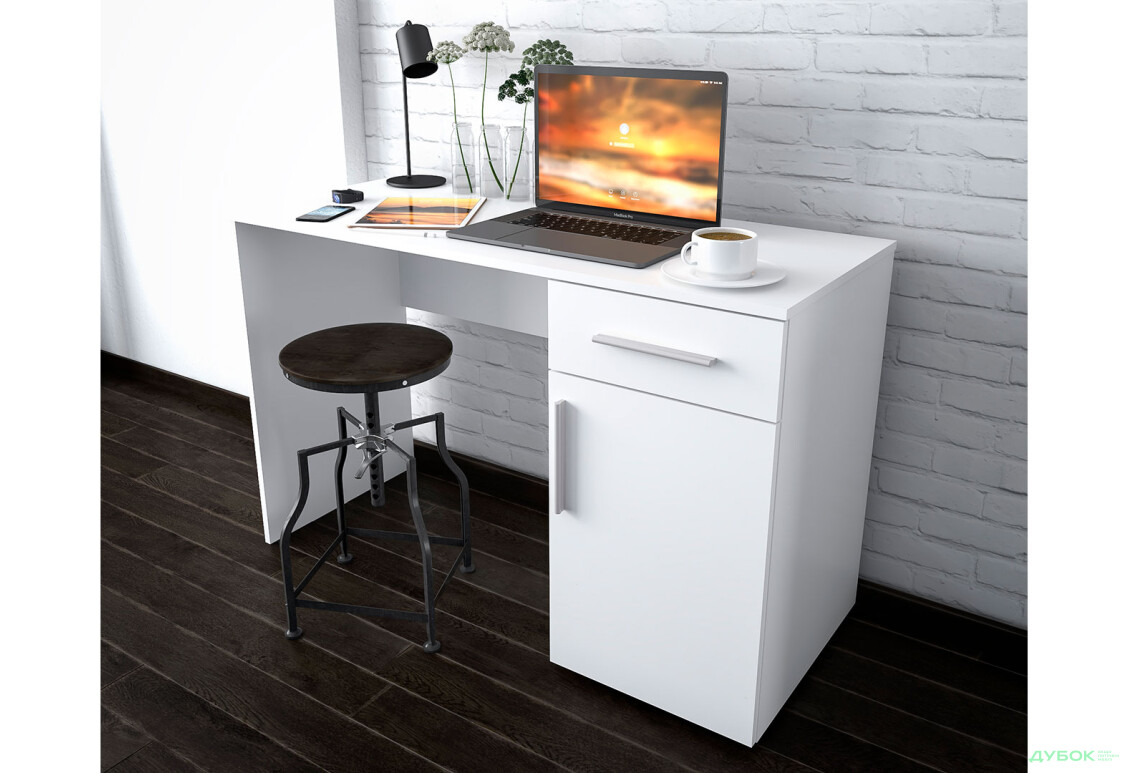 Изображение 3 - Стол письменный Moreli Фреш (ST0003) 120x50 см с ящиком и тумбой