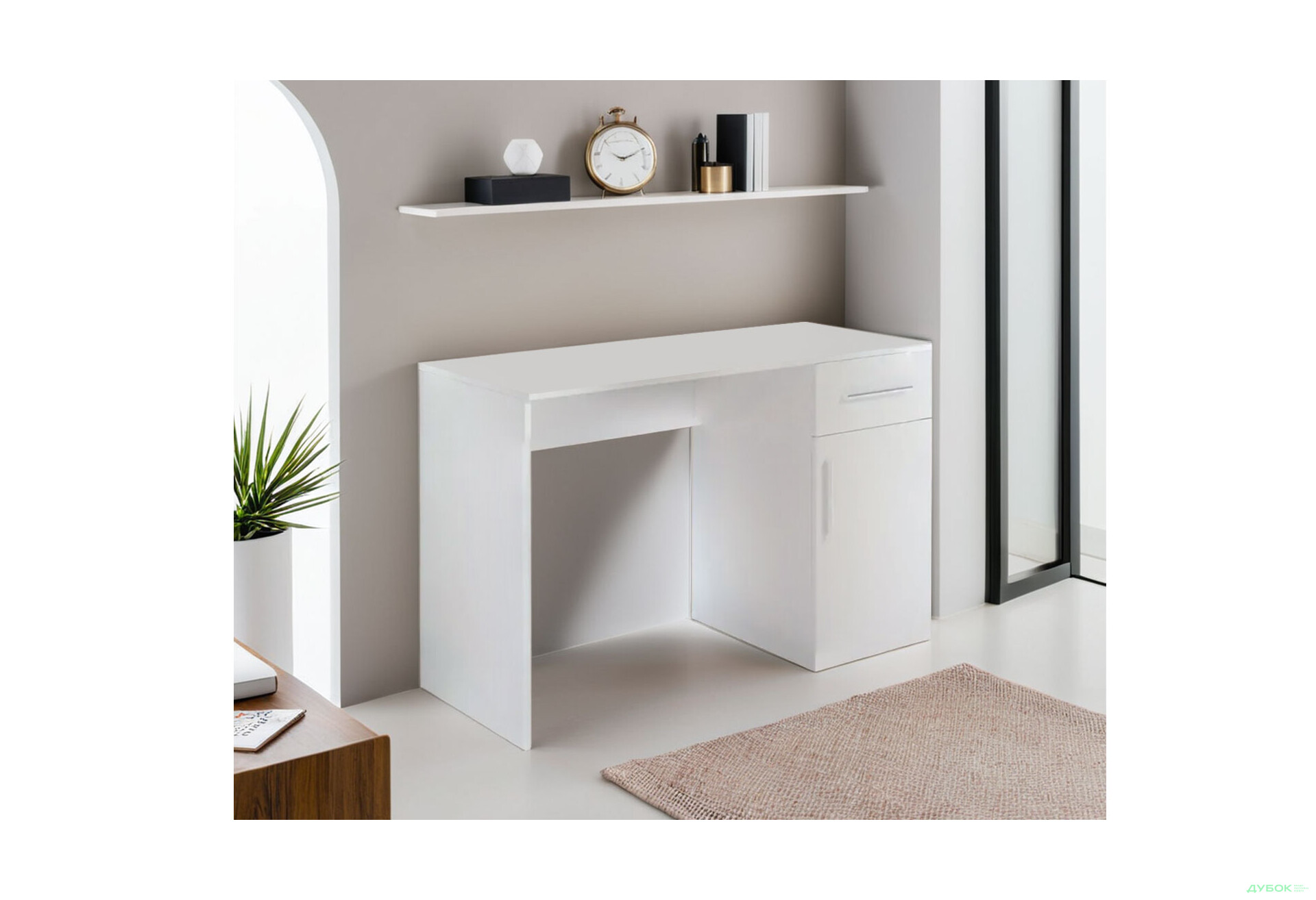 Изображение 2 - Стол письменный Moreli Фреш (ST0003) 120x50 см с ящиком и тумбой