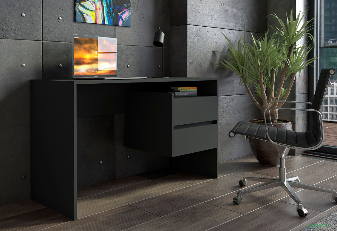 Зображення 4 - Стіл письмовий Moreli ST0006 125x52 см з шухлядами