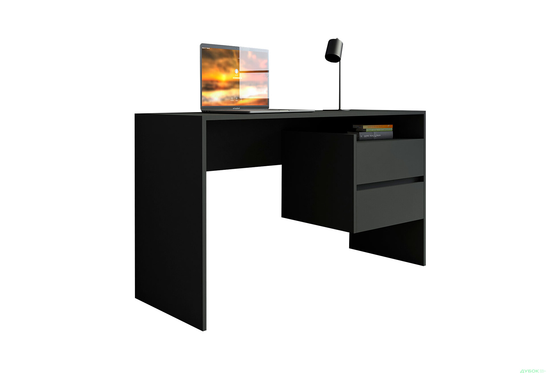 Зображення 3 - Стіл письмовий Moreli ST0006 125x52 см з шухлядами