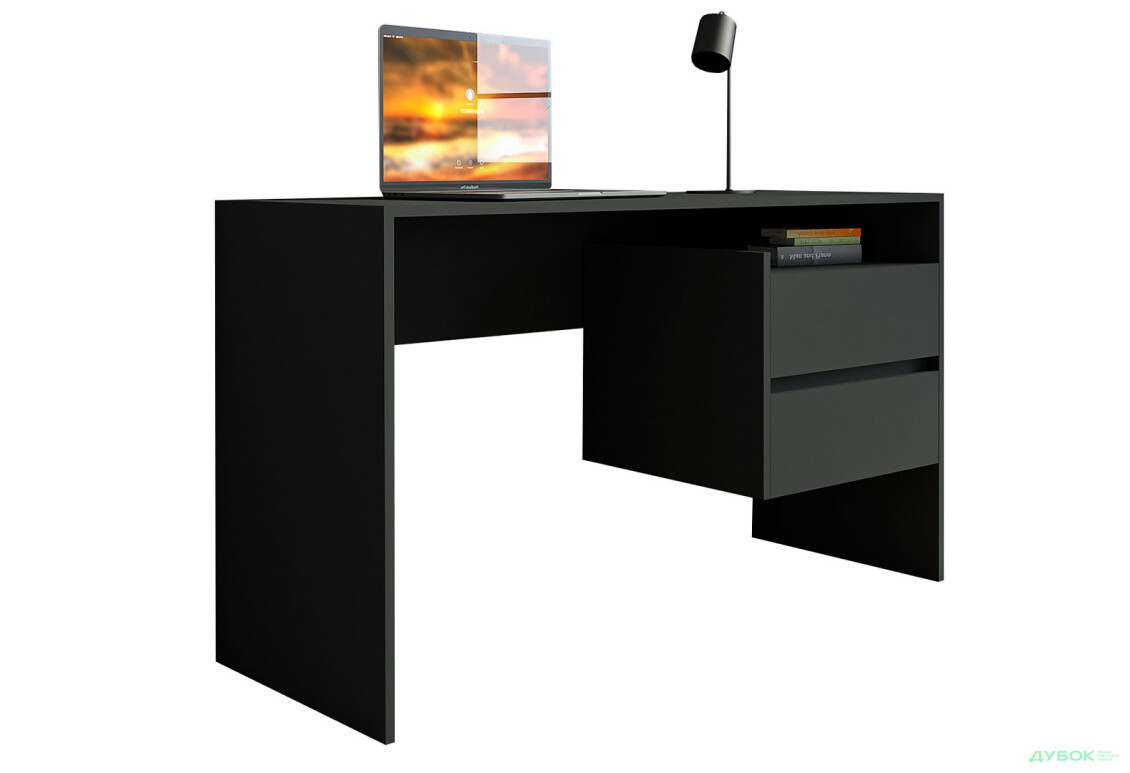 Зображення 3 - Стіл письмовий Moreli ST0006 125x52 см з шухлядами