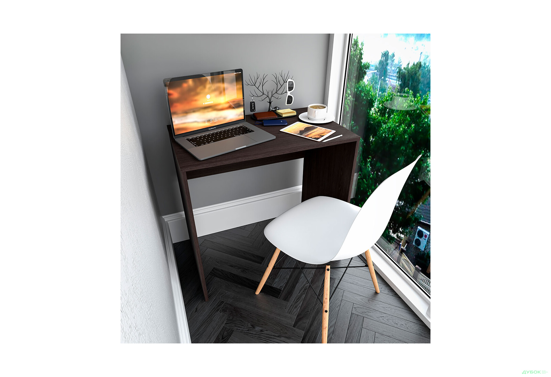 Зображення 2 - Стіл письмовий Moreli ST0023 80x50 см