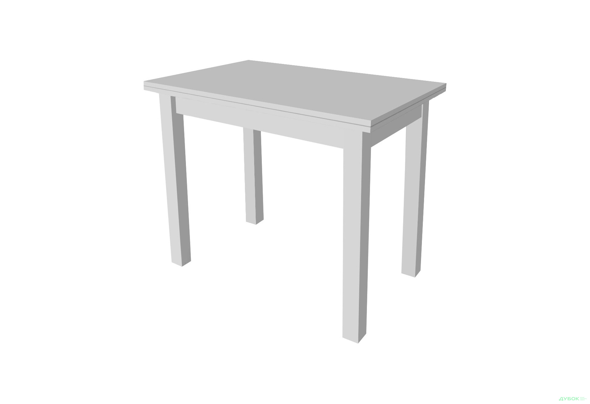 Стіл обідній Неман Юк 88x58 см розкладний - Зображення 1 Зображення 1 - Стіл обідній Неман Юк 88x58 см розкладний