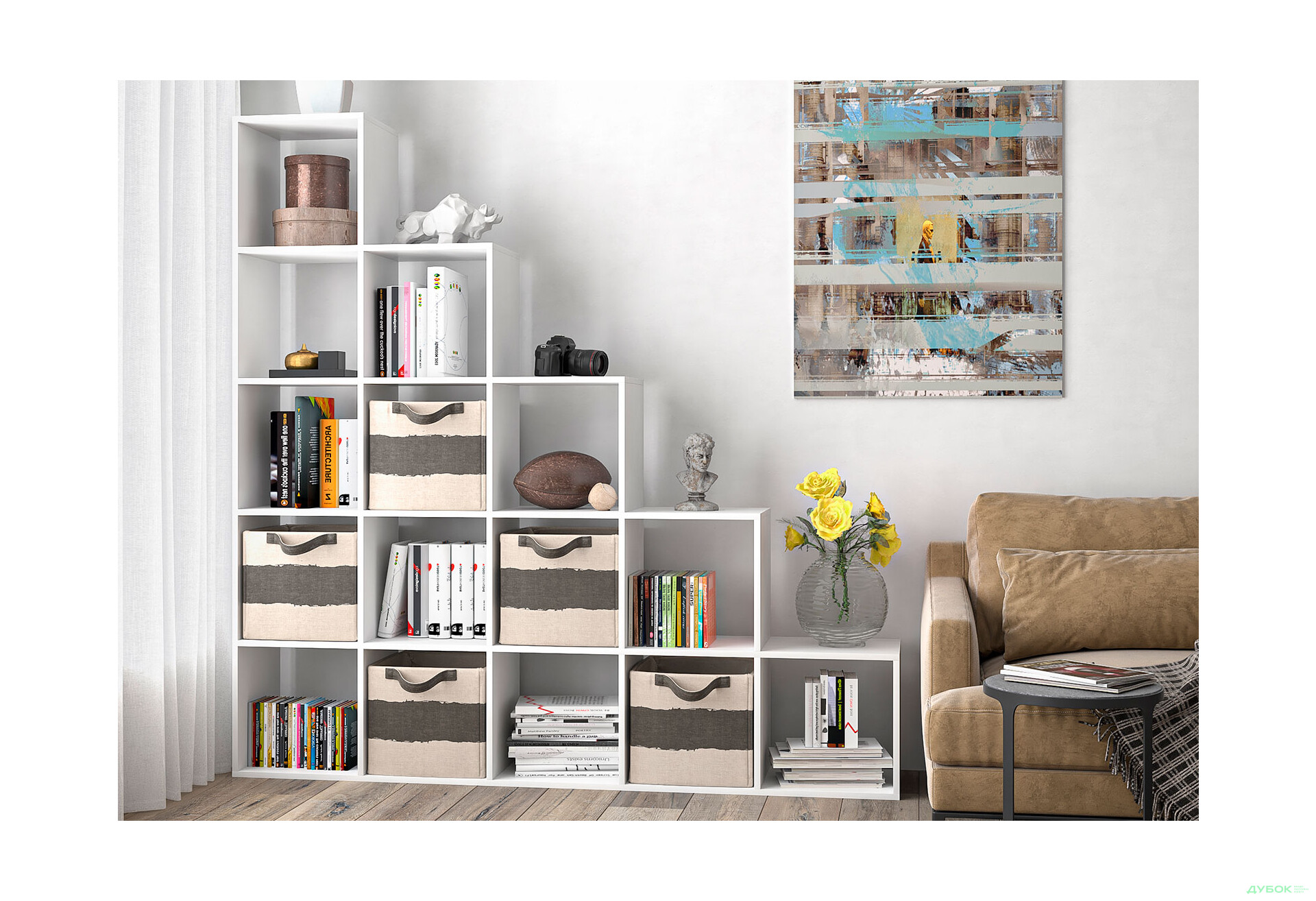 Зображення 2 - Стелаж на 15 комірок Moreli ST0017 178 см