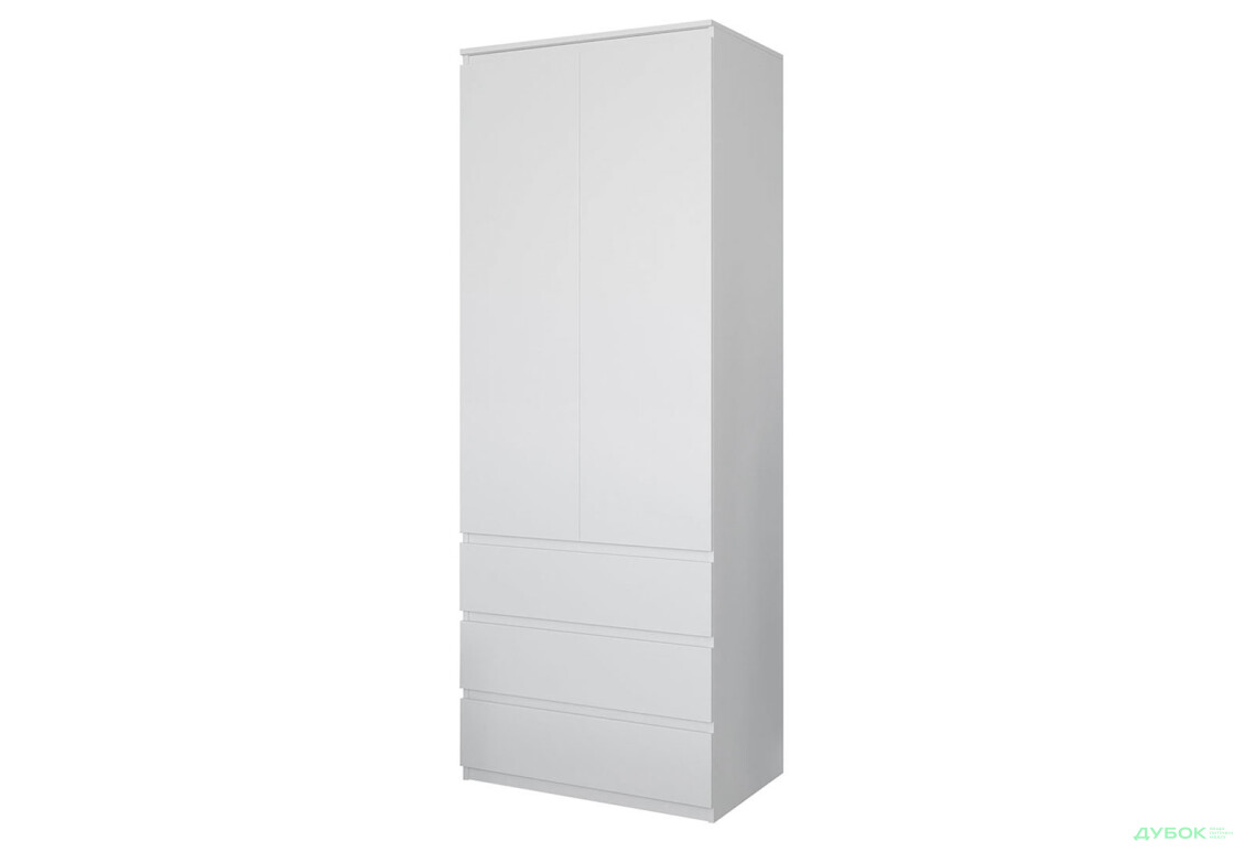 Шафа Moreli Т211 зі штангою та шухлядами 2-дверна 80 см - Зображення 1 Зображення 1 - Шафа Moreli Т211 зі штангою та шухлядами 2-дверна 80 см