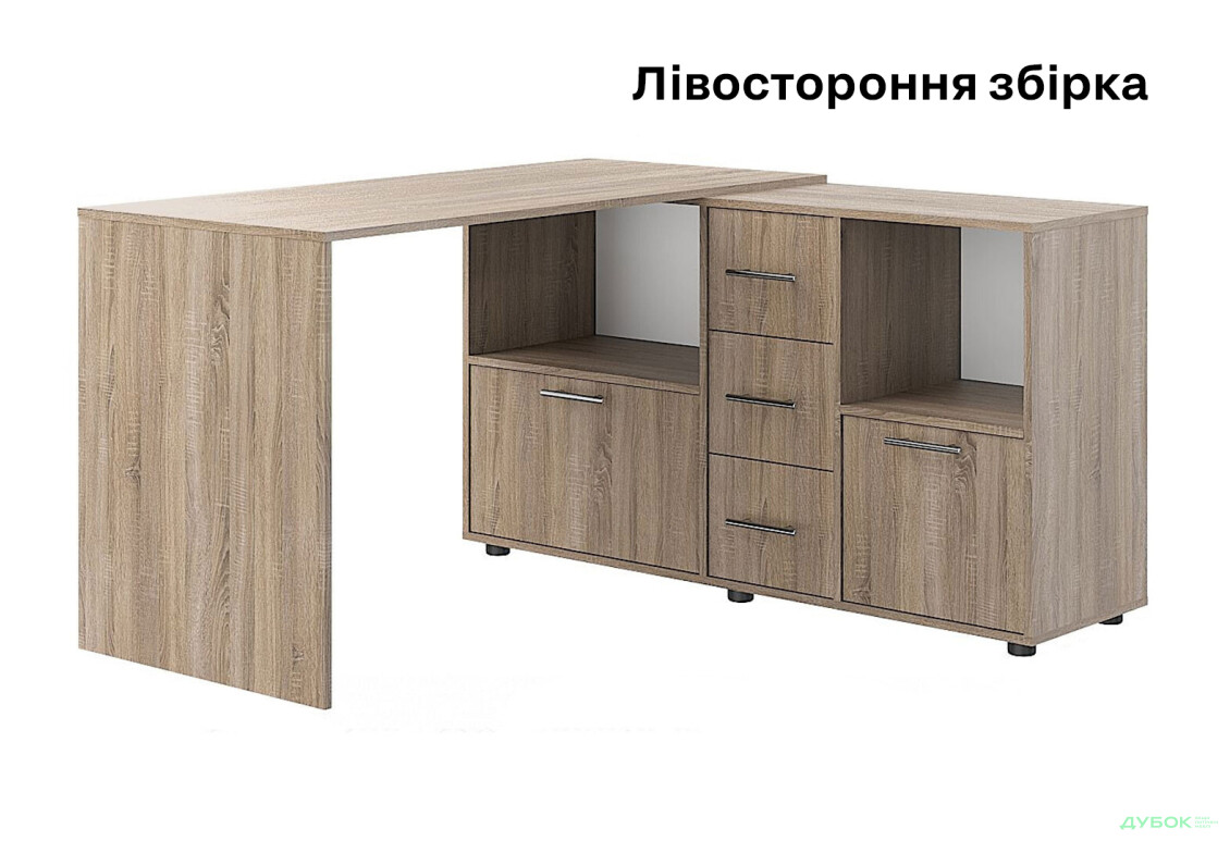 Стол компьютерный Киевский стандарт КС-10 140x131 см с тумбами и ящиками - Изображение 7 Изображение 7 - Стол компьютерный Киевский стандарт КС-10 140x131 см с тумбами и ящиками