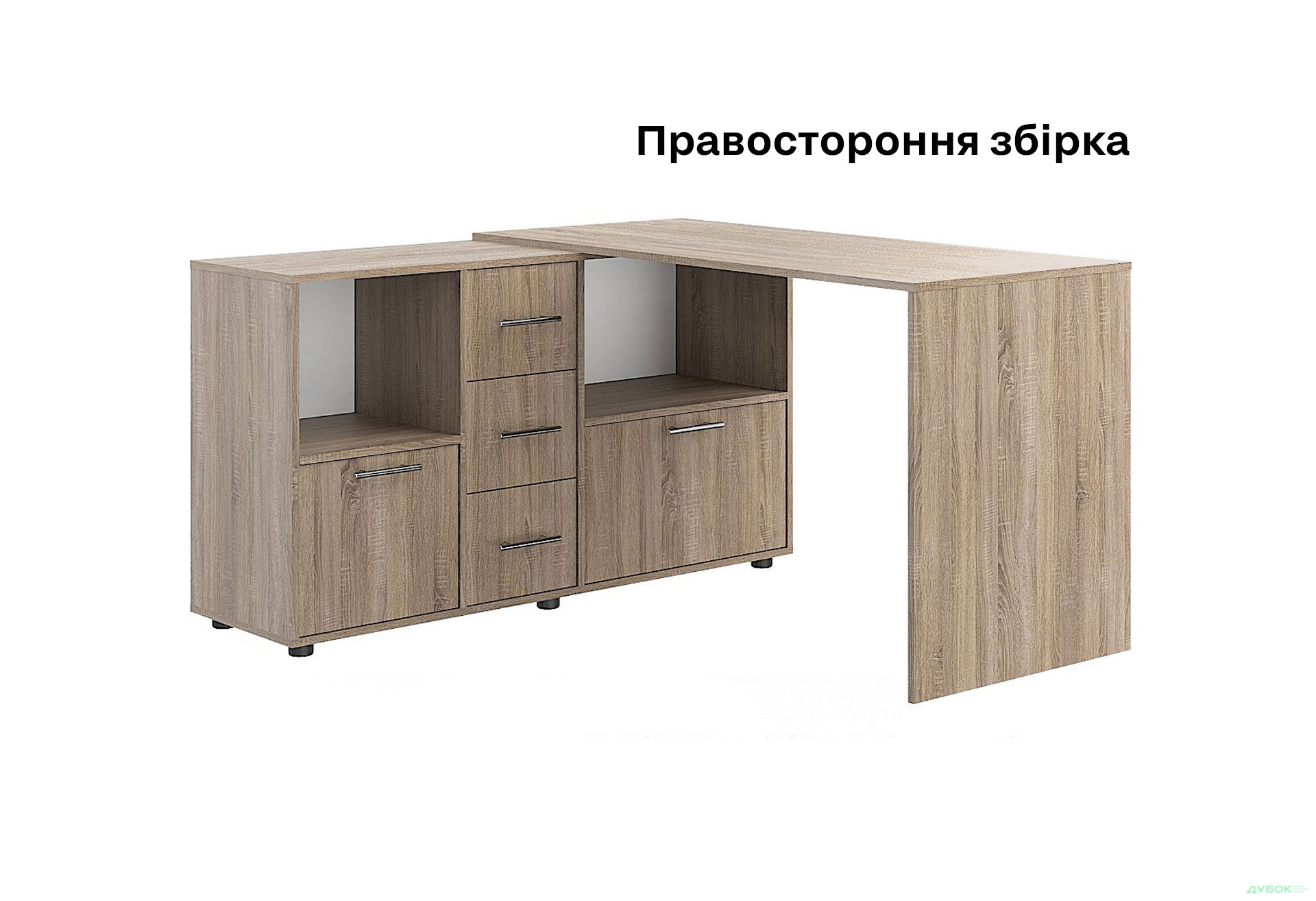 Зображення 8 - Стіл комп'ютерний Київський стандарт КС-10 140x131 см з тумбами і шухлядами