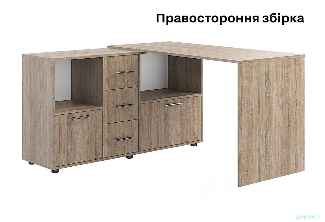 Стол компьютерный Киевский стандарт КС-10 140x131 см с тумбами и ящиками - Изображение 8 Изображение 8 - Стол компьютерный Киевский стандарт КС-10 140x131 см с тумбами и ящиками