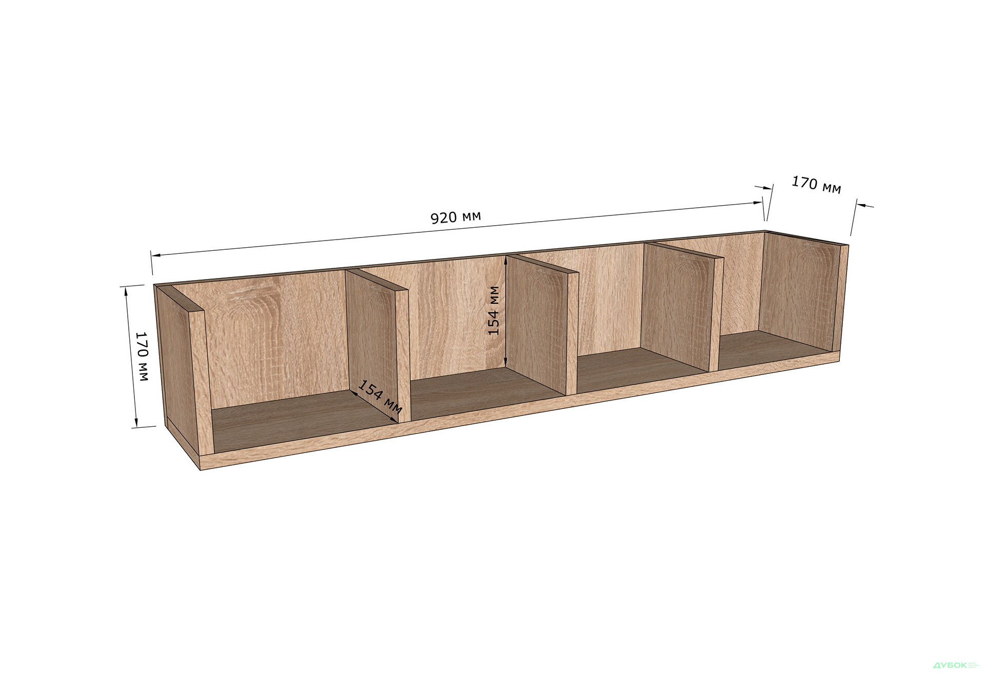Поличка Moreli GТ0031 92 см - Зображення 4 Зображення 4 - Поличка Moreli GТ0031 92 см