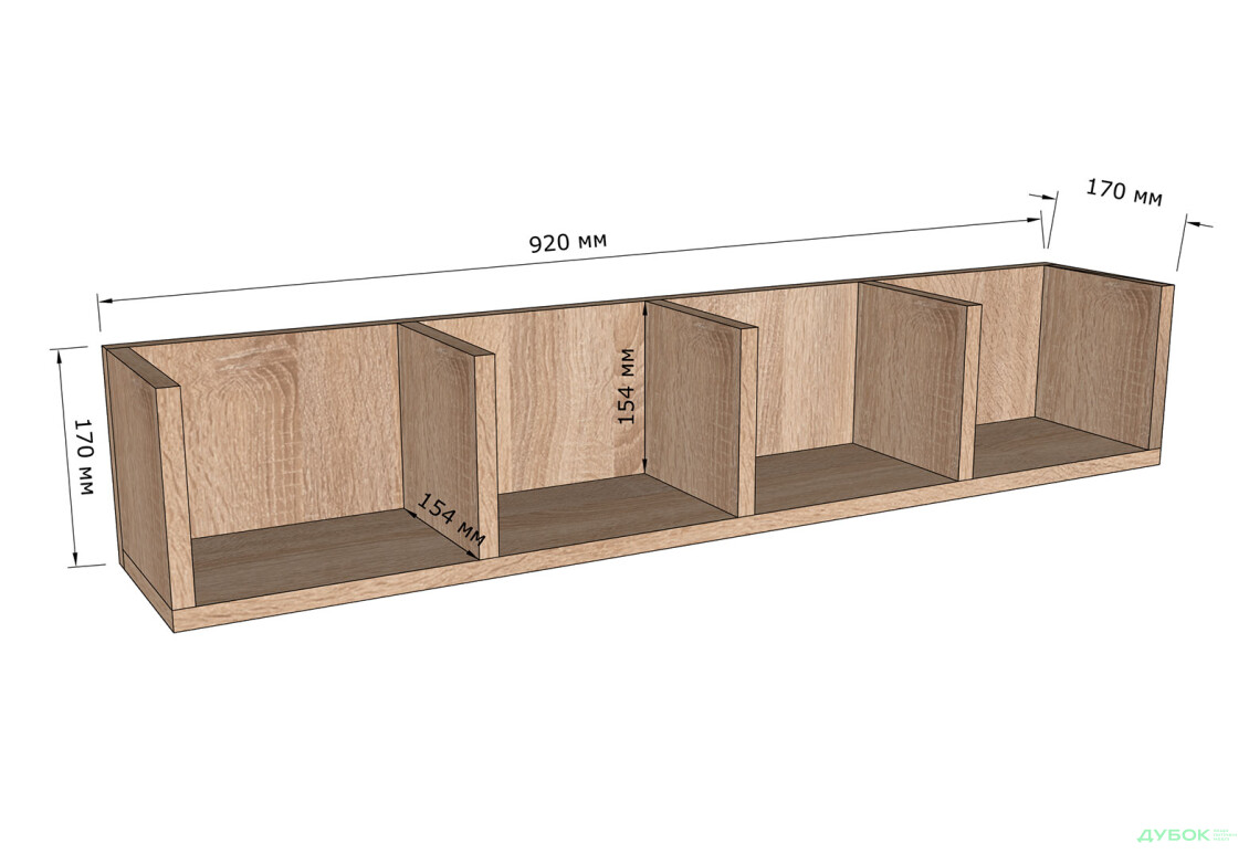 Поличка Moreli GТ0031 92 см - Зображення 4 Зображення 4 - Поличка Moreli GТ0031 92 см