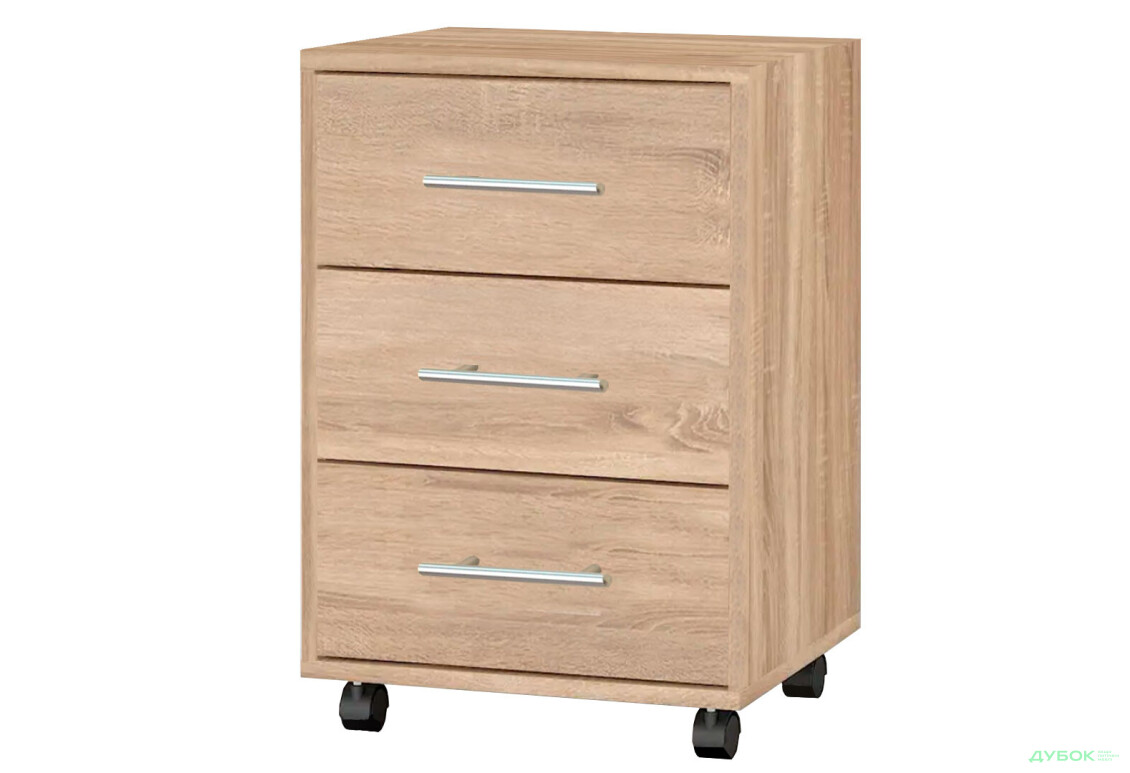 Тумба Київський стандарт КС на роликах з 3 шухлядами 40 см - Зображення 1 Зображення 1 - Тумба Київський стандарт КС на роликах з 3 шухлядами 40 см