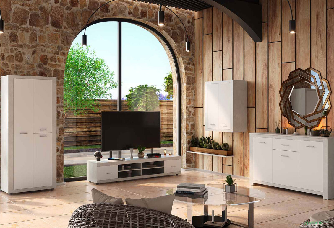 Тумба під ТВ Київський стандарт Лілія Д з 2 шухлядами та полицями 200 см - Зображення 3 Зображення 3 - Тумба під ТВ Київський стандарт Лілія Д з 2 шухлядами та полицями 200 см