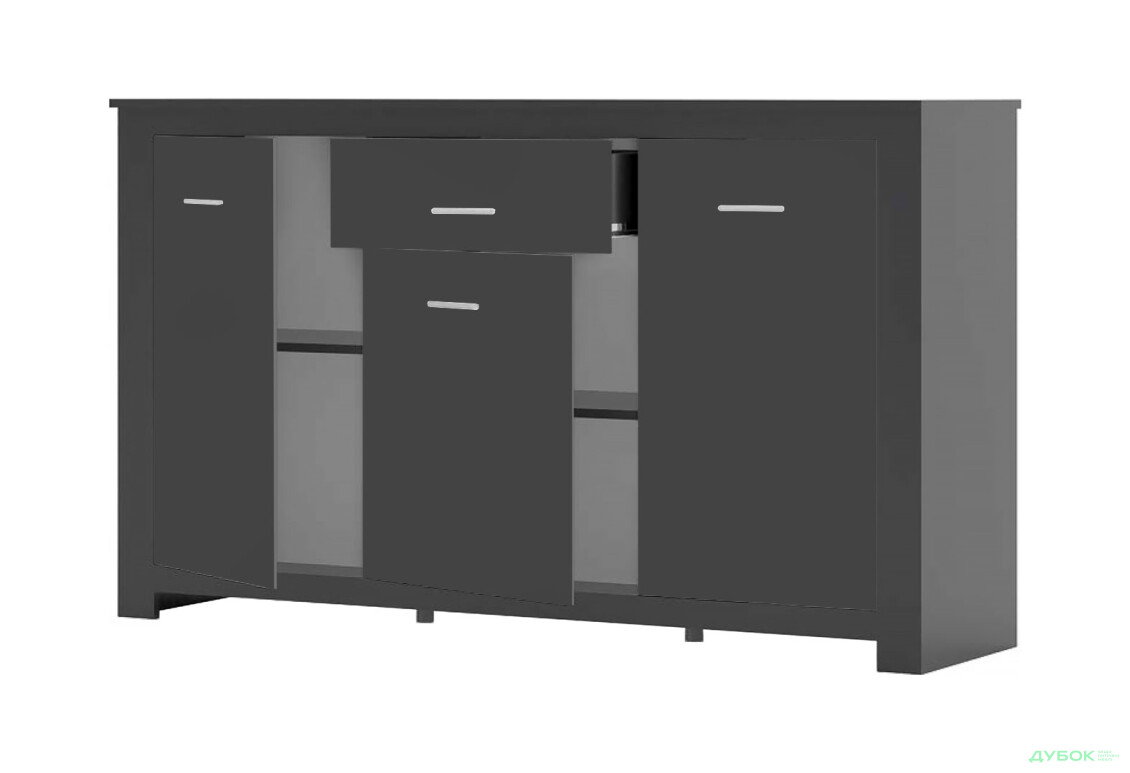 Зображення 4 - Комод Київський стандарт Лілія Д 3-дверний з шухлядою 161 см