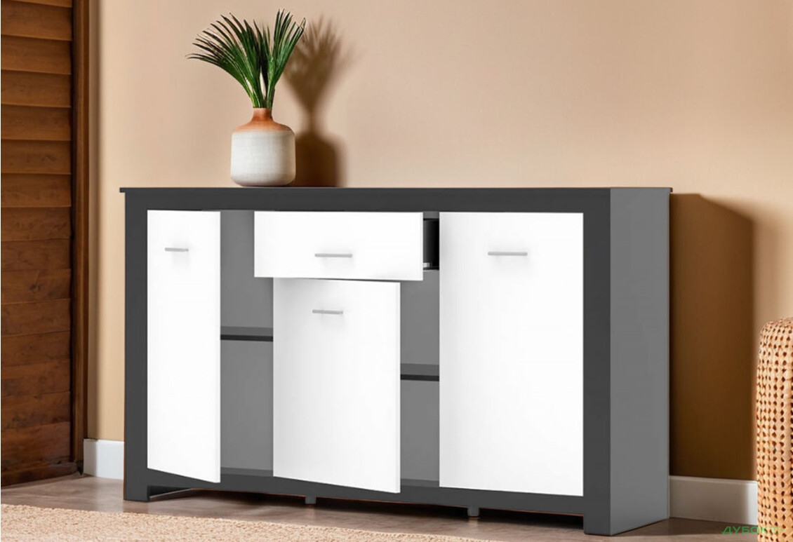 Зображення 3 - Комод Київський стандарт Лілія Д 3-дверний з шухлядою 161 см