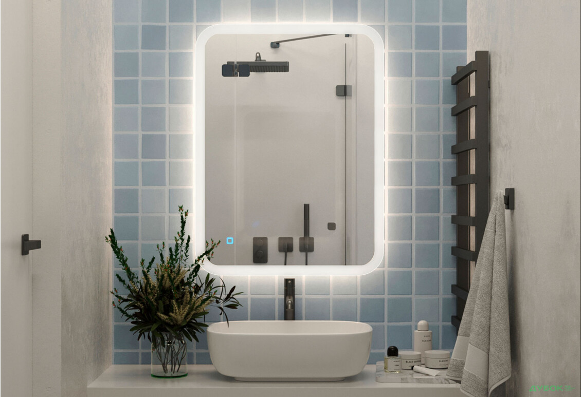 Дзеркало Антігуа 1000х800 Moreli