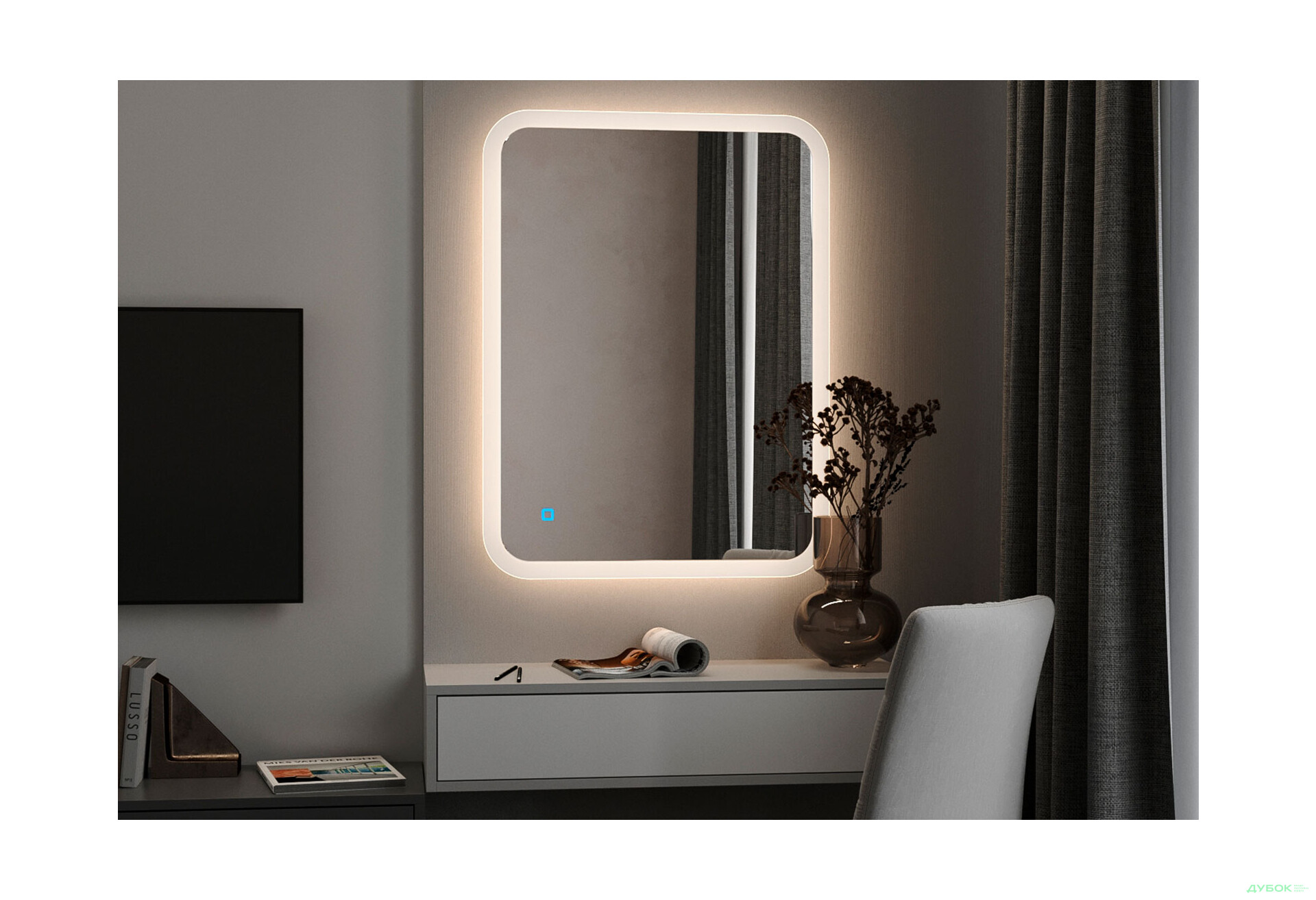 Зображення 2 - Дзеркало Антігуа 1000х800 Moreli