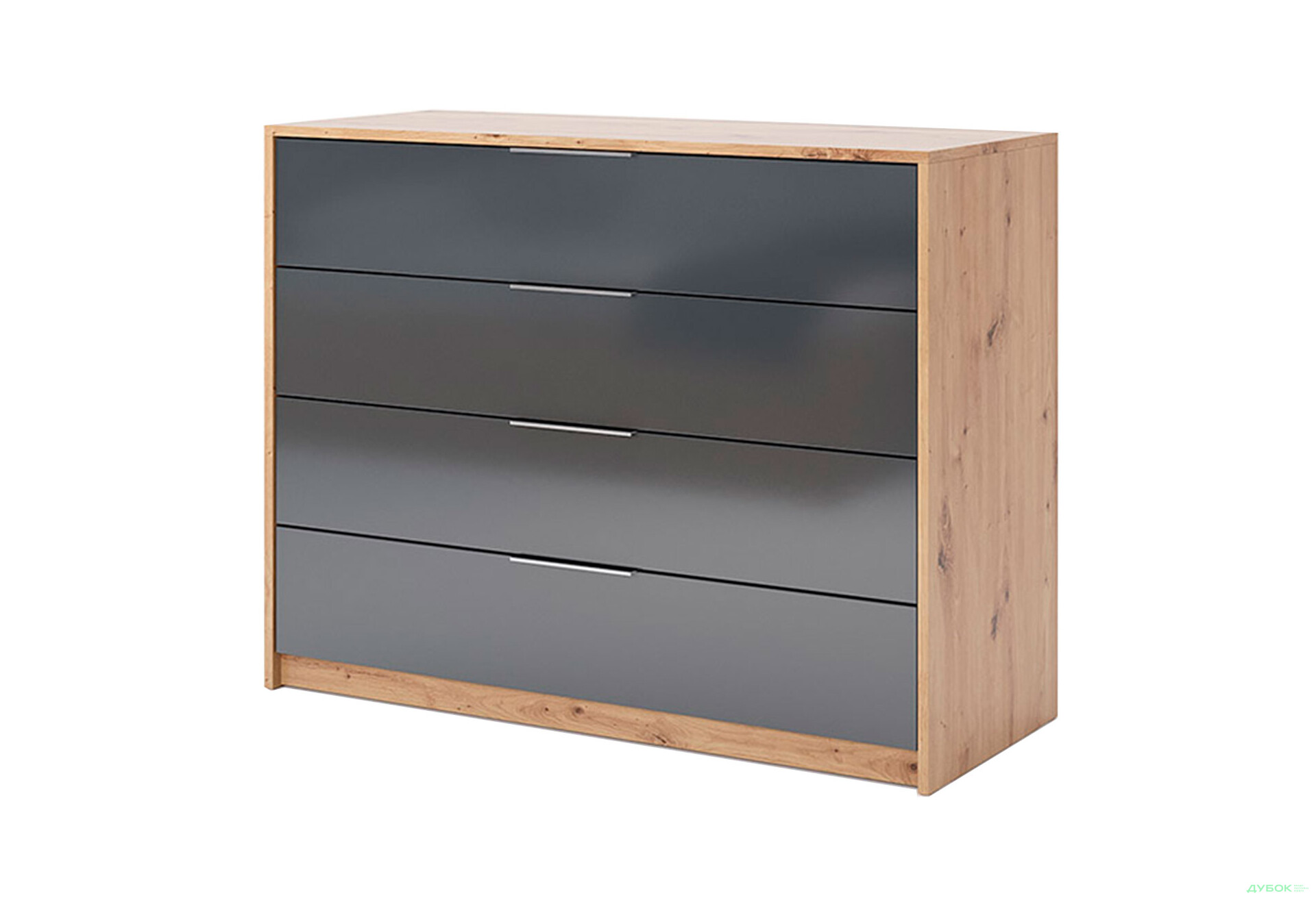 Изображение 1 - Комод МироМарк Реймонд с 4 ящиками 110 см, мат антрацит