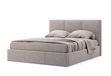 Ліжко-подіум MiroMark Лілі / Lily 160x200 підйомне з каркасом, сіре