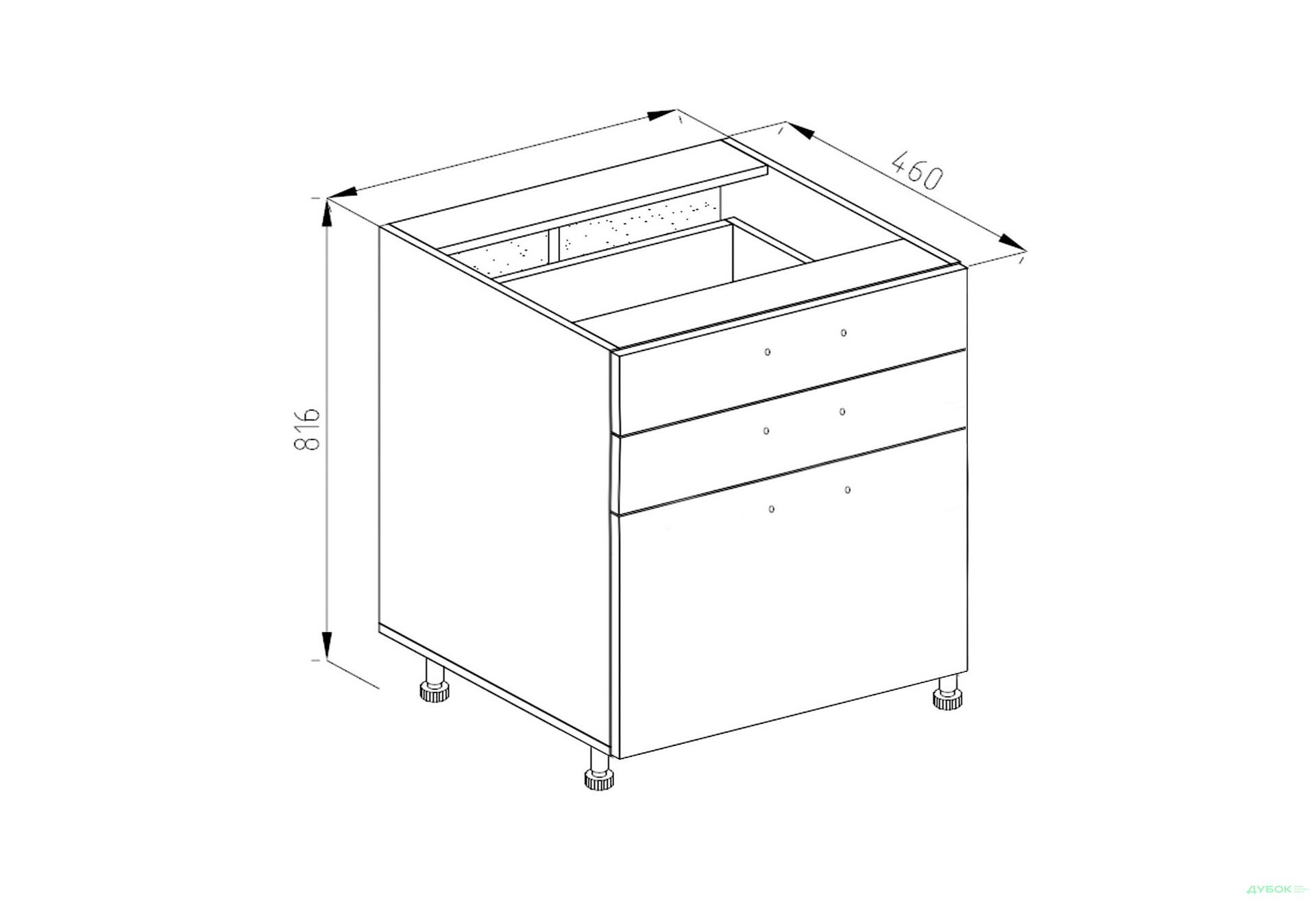 Зображення 1 - Н 60 3Ш (2+1) LUX Софі Світ Меблів